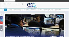 Desktop Screenshot of cscg.gob.ec
